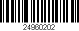 Código de barras (EAN, GTIN, SKU, ISBN): '24960202'