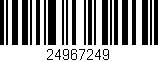 Código de barras (EAN, GTIN, SKU, ISBN): '24967249'