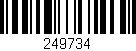Código de barras (EAN, GTIN, SKU, ISBN): '249734'