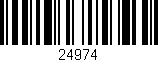 Código de barras (EAN, GTIN, SKU, ISBN): '24974'