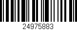 Código de barras (EAN, GTIN, SKU, ISBN): '24975883'
