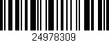 Código de barras (EAN, GTIN, SKU, ISBN): '24978309'