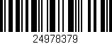 Código de barras (EAN, GTIN, SKU, ISBN): '24978379'