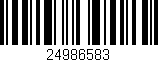 Código de barras (EAN, GTIN, SKU, ISBN): '24986583'