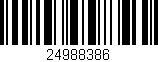 Código de barras (EAN, GTIN, SKU, ISBN): '24988386'