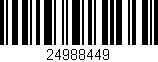 Código de barras (EAN, GTIN, SKU, ISBN): '24988449'