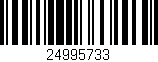 Código de barras (EAN, GTIN, SKU, ISBN): '24995733'