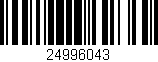 Código de barras (EAN, GTIN, SKU, ISBN): '24996043'