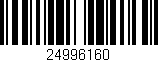 Código de barras (EAN, GTIN, SKU, ISBN): '24996160'