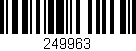 Código de barras (EAN, GTIN, SKU, ISBN): '249963'
