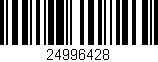 Código de barras (EAN, GTIN, SKU, ISBN): '24996428'