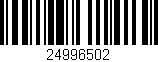 Código de barras (EAN, GTIN, SKU, ISBN): '24996502'