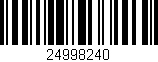Código de barras (EAN, GTIN, SKU, ISBN): '24998240'