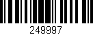 Código de barras (EAN, GTIN, SKU, ISBN): '249997'