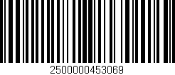 Código de barras (EAN, GTIN, SKU, ISBN): '2500000453069'