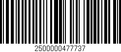 Código de barras (EAN, GTIN, SKU, ISBN): '2500000477737'