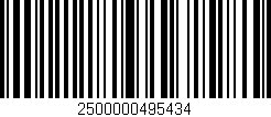 Código de barras (EAN, GTIN, SKU, ISBN): '2500000495434'
