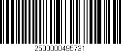Código de barras (EAN, GTIN, SKU, ISBN): '2500000495731'