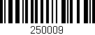Código de barras (EAN, GTIN, SKU, ISBN): '250009'
