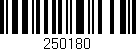 Código de barras (EAN, GTIN, SKU, ISBN): '250180'