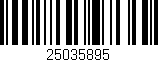 Código de barras (EAN, GTIN, SKU, ISBN): '25035895'