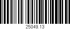 Código de barras (EAN, GTIN, SKU, ISBN): '25049.13'