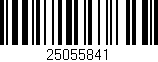 Código de barras (EAN, GTIN, SKU, ISBN): '25055841'