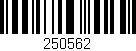 Código de barras (EAN, GTIN, SKU, ISBN): '250562'