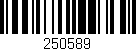Código de barras (EAN, GTIN, SKU, ISBN): '250589'