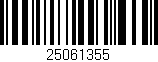 Código de barras (EAN, GTIN, SKU, ISBN): '25061355'