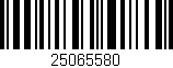 Código de barras (EAN, GTIN, SKU, ISBN): '25065580'