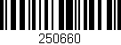 Código de barras (EAN, GTIN, SKU, ISBN): '250660'