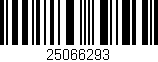 Código de barras (EAN, GTIN, SKU, ISBN): '25066293'