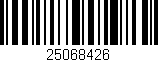 Código de barras (EAN, GTIN, SKU, ISBN): '25068426'