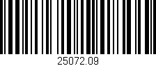 Código de barras (EAN, GTIN, SKU, ISBN): '25072.09'