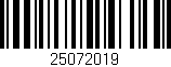 Código de barras (EAN, GTIN, SKU, ISBN): '25072019'