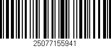 Código de barras (EAN, GTIN, SKU, ISBN): '25077155941'