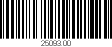 Código de barras (EAN, GTIN, SKU, ISBN): '25093.00'