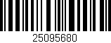 Código de barras (EAN, GTIN, SKU, ISBN): '25095680'