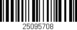 Código de barras (EAN, GTIN, SKU, ISBN): '25095708'