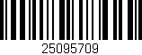 Código de barras (EAN, GTIN, SKU, ISBN): '25095709'