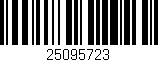 Código de barras (EAN, GTIN, SKU, ISBN): '25095723'