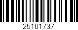 Código de barras (EAN, GTIN, SKU, ISBN): '25101737'