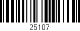 Código de barras (EAN, GTIN, SKU, ISBN): '25107'