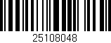Código de barras (EAN, GTIN, SKU, ISBN): '25108048'