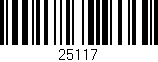Código de barras (EAN, GTIN, SKU, ISBN): '25117'