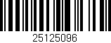 Código de barras (EAN, GTIN, SKU, ISBN): '25125096'
