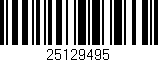 Código de barras (EAN, GTIN, SKU, ISBN): '25129495'