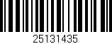 Código de barras (EAN, GTIN, SKU, ISBN): '25131435'