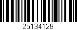 Código de barras (EAN, GTIN, SKU, ISBN): '25134129'